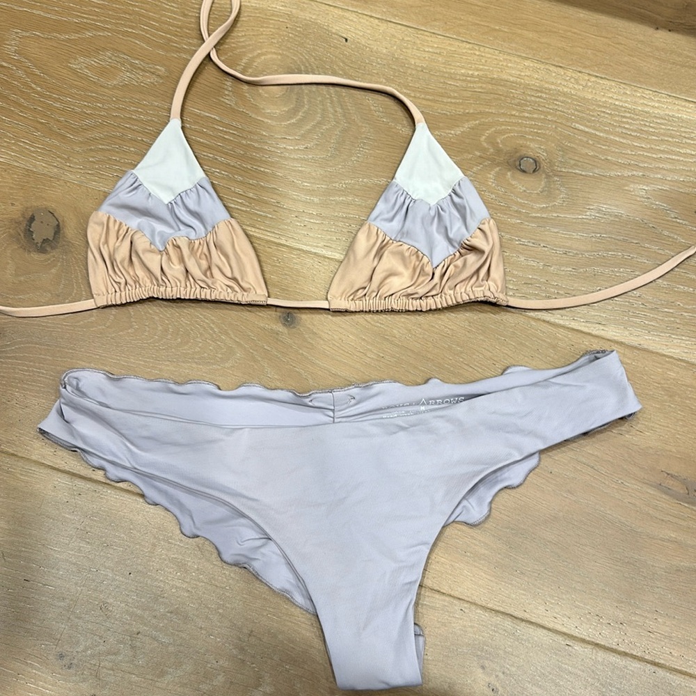 Boys + Arrows Light Purple and Nude Bikini